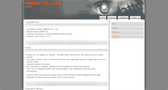 Desktop Screenshot of enbest.com.tw